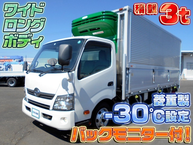 [冷蔵冷凍車ウイング] H28 デュトロ 菱重製 -30℃設定 ワイドロングボディ 積載3t 走行19万㎞