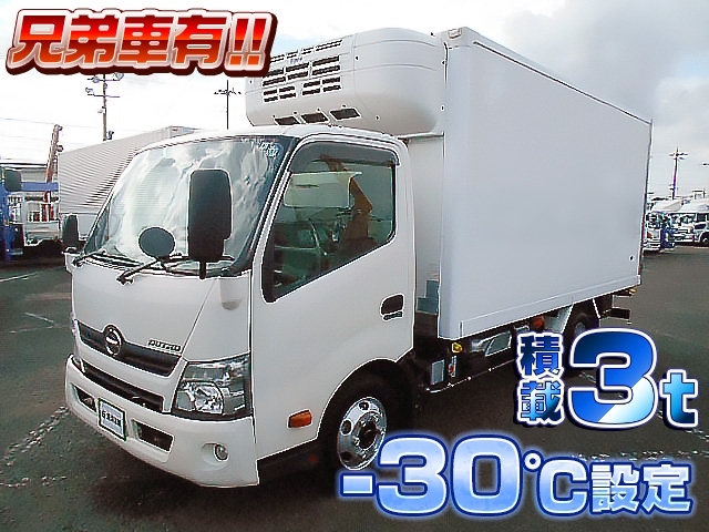 [冷蔵冷凍車②] H29 デュトロ 東プレ製 -30℃設定 ワイドロング 積載3t ターボ車