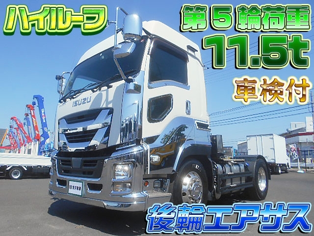 [トレーラーヘッド] H28 ギガ 第5輪荷重11.5t 後輪エアサス ハイルーフ 走行63.6万km 7MT 車検付