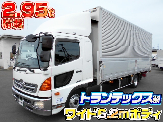 [アルミウイング] H25 レンジャー トランテックス製 積載2.95t ワイド6.2mボディ 走行68.4万km