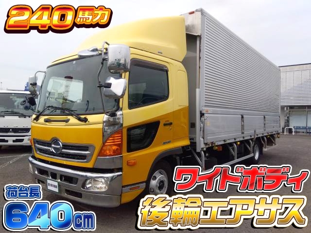 [アルミウイング] H26 レンジャー トランテックス製 ワイドボディ 荷台長640㎝ 後輪エアサス 240馬力