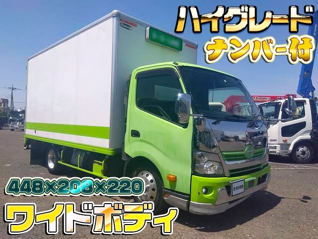 [バン] H30 デュトロ ワイドボディ 内高220 ハイグレード 容量20立米 メッキパーツ多数 車検付