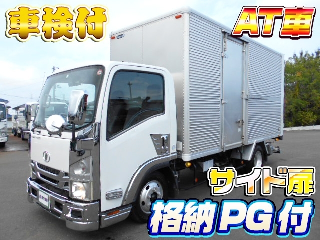 [PG付アルミバン] H21 アトラス 標準ロングボディ サイド扉 積載2.3t 走行15.6万km AT車 車検付