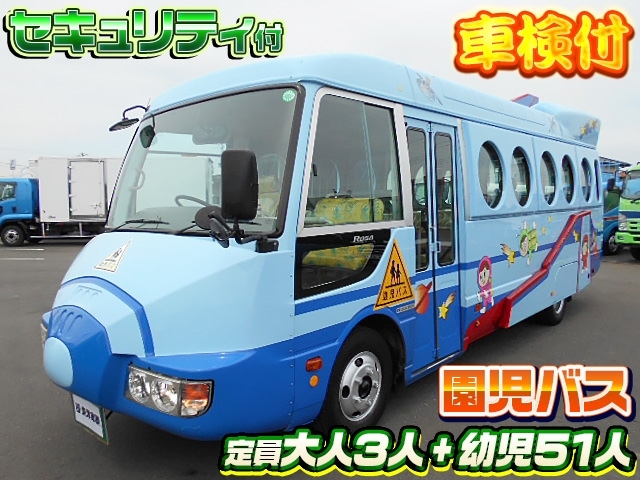 [園児バス] H24 ローザ 定員大人3人+幼児51人乗り 走行13.5万km 車検付