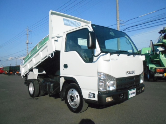 [低床ダンプ] H24 エルフ 極東開発製 電動コボレーン付 4ナンバー 車検付