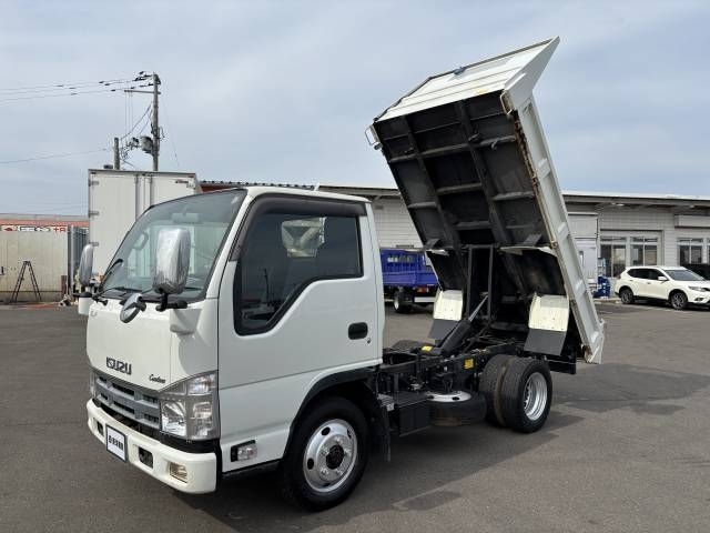 [低床ダンプ] H22 エルフ 新明和 4WD♪ 積載2t  4ナンバー ATシフト 走行10.1万㎞ 準中型5t未満免許対応車♪