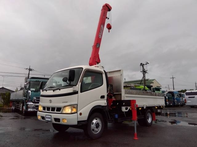 [クレーン付 平ボディ] H17 ダイナ 古河ユニック製 4段ラジコン 積載3t 走行3300km 車検付
