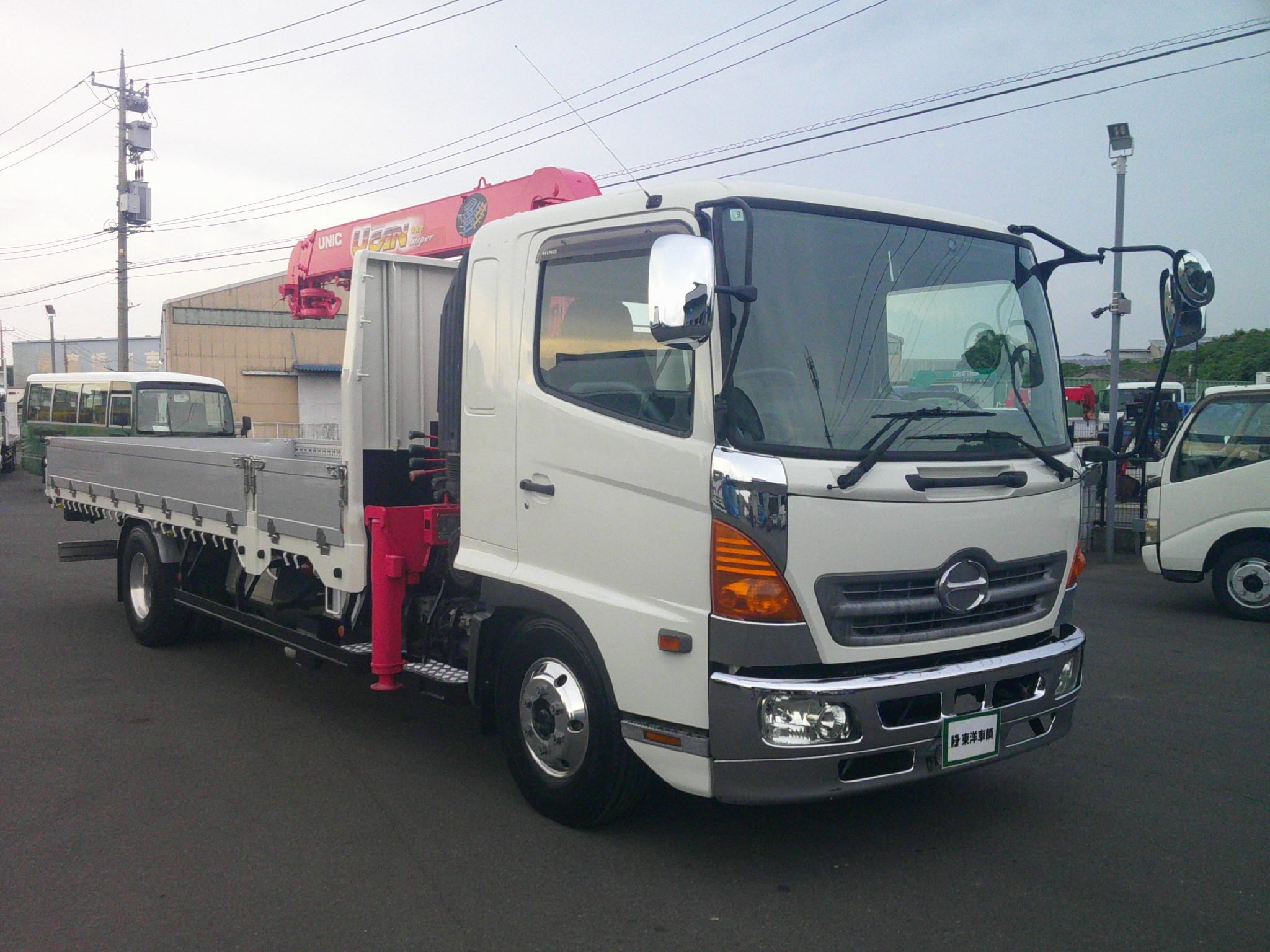 [クレーン付平ボディ] H18 レンジャー 4段ラジコン 後輪エアサス 積載2.55t  車検1年付