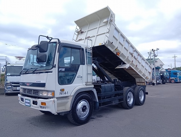 [深ダンプ] H6 プロフィア 新明和製 積載10t 土砂禁 ステン張り 電動コボレーン付 燃焼装置なし 走行5.1万km