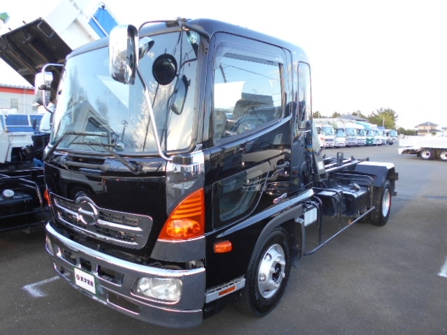 [コンテナ専用車] H23 レンジャー 新明和製アームロール 積載3.7t ツインホイスト 走行6.7万km 車検付