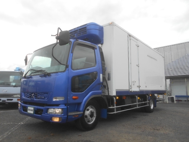 [PG付冷蔵冷凍車] H27 ファイター 東プレ製-30℃設定 積載2.4t ワイド6mボディ サイド扉 格納PG 走行50万km