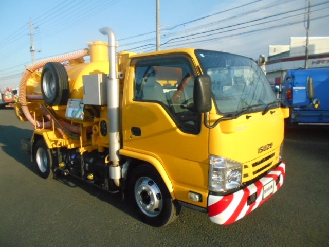 [汚泥吸引車] R1 エルフ 兼松エンジニアリング製 モービルバッグ 風量20㎥/min 走行1万㎞ 車検付