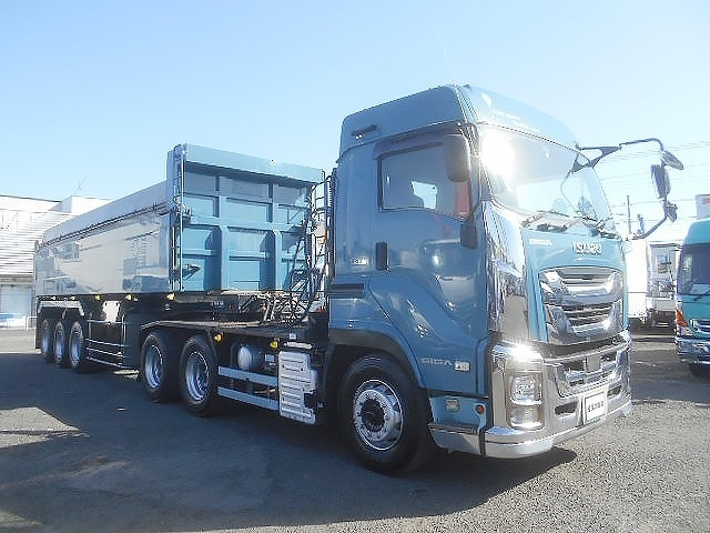 ダンプトレーラーセット] H29 ギガ 第5輪10.7t 2デフ 520馬力