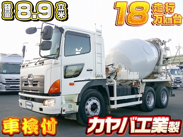 [コンクリートミキサー車] H23 プロフィア カヤバ工業 積載9.85t 容量8.7立米 走行18万㎞台  車検付