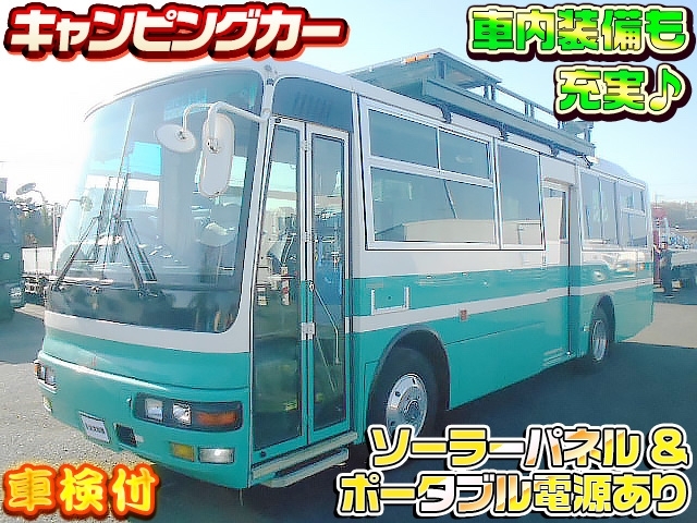 [キャンピングカー] H16 エアロミディ ソーラーパネル有 車内装備充実♪ 10人乗り 中型免許(8t未満)対応 車検付