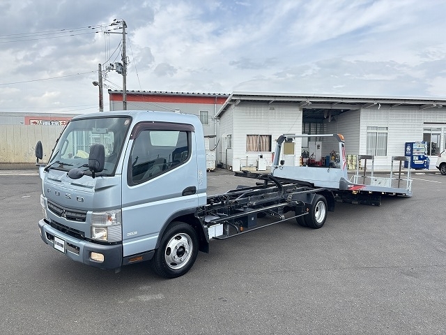 [セルフローダー] H25 キャンター ユニック製 NEO5 ラジコン(スライド&ウインチ) 積載2.45t  車検付(R9/3)