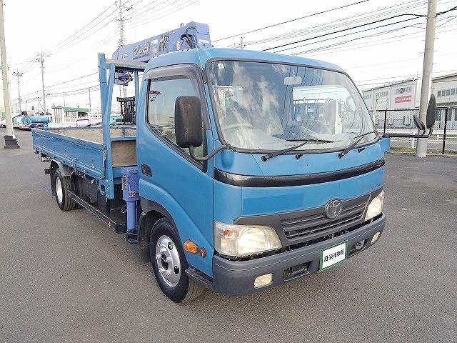 クレーン付平ボディ] H22 トヨエース タダノ製4段ラジコン ワイド超